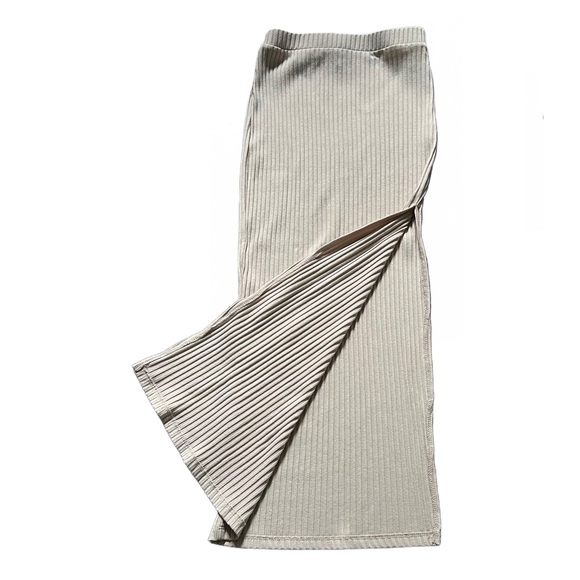 PRINCESS POLLY NUDE TWO PIECE MIDI SKIRT SET “ELLIE SET IN BEIGE” SIZE 2 - Picture 7 of 16